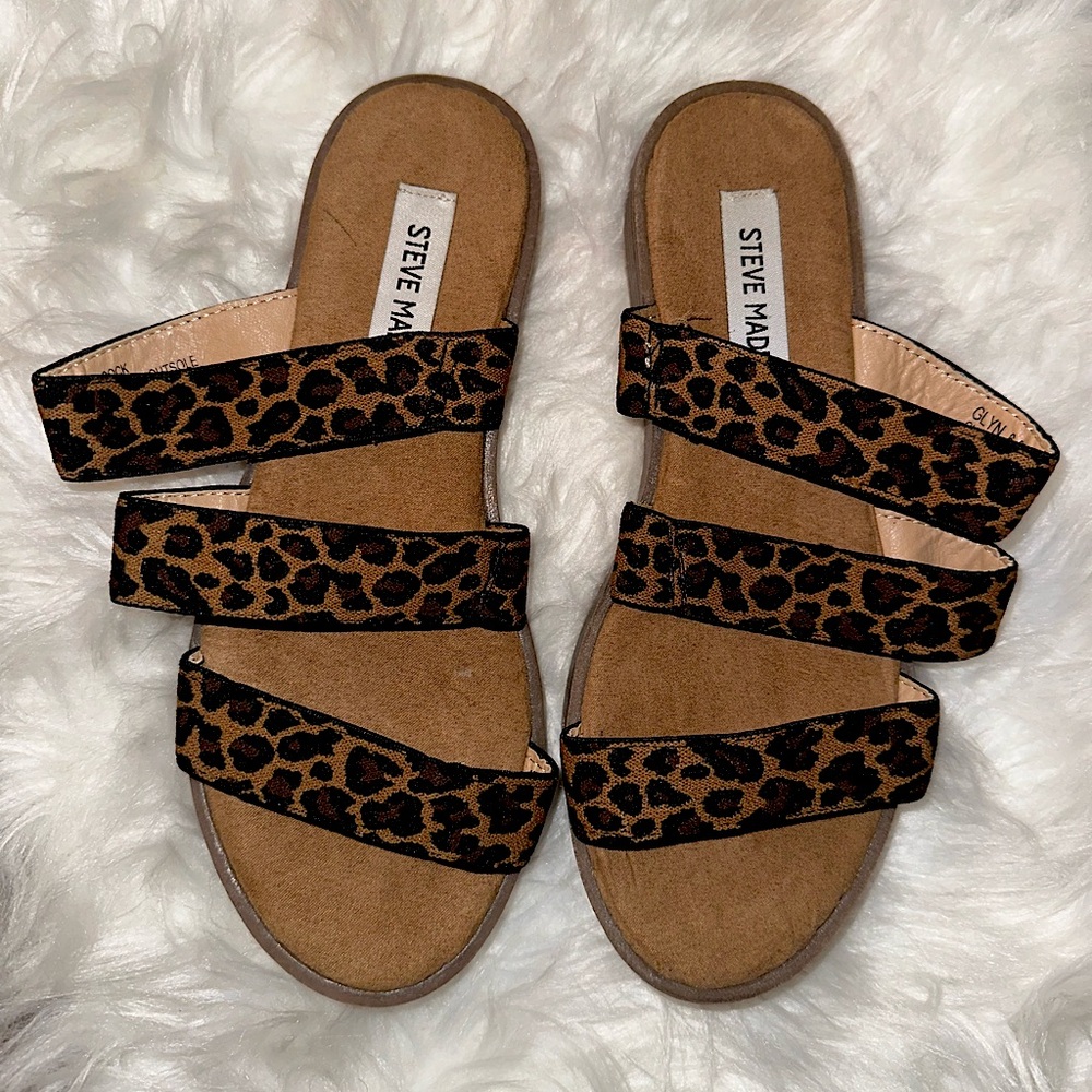 Women’s Size 6 1/2 Steve Madden Cheetah Print Sandals